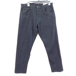 Prospective Flow Everflow Mens Black Cotton Texture Pants Size 32x27 Made in USA